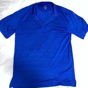 Men’s Blue Striped Polo